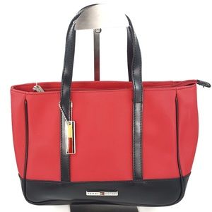 Vtg Tommy Hilfiger Pink Handbag Purse